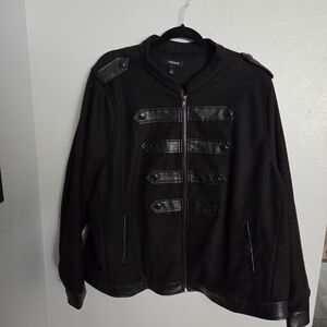 Torrid Black Military Style Jacket .Beautiful condition.